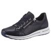 Sneaker ARA "OSAKA", Damen, Gr. 4,5 (37,5), blau, Glattleder, unifarben, sportlich, Schuhe, mit Reißverschluss, H-Weite, Freizeitschuh, Halbschuh, Schnürschuh, Topseller