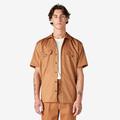 Dickies Men's Short Sleeve Work Shirt - Brown Duck Size 2 (1574)