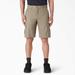 Dickies Men's Flex Cooling Active Waist Regular Fit Cargo Shorts, 11" - Desert Sand Size 30 (WR576)