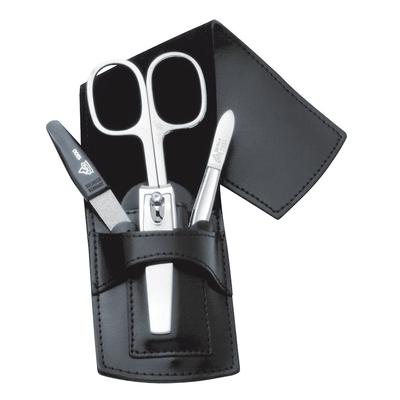 ERBE - Maniküre Set "Pocket", schwarz, 4-tlg. Hand- & Nagelpflegesets 1 ct (17.99 € / 1 ct) Image