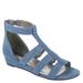 Masseys Athena - Womens 9 Blue Sandal N