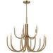 Kichler Odensa 40.25 Inch 15 Light Chandelier in Champagne Bronze