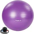 Movit® Gymnastikball - 85 cm, mit Pumpe, Maßband, bis 500 kg, für Training, Büro, Groß, Aufblasbar,