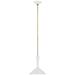 Visual Comfort Signature Collection AERIN Rosetta 12 Inch LED Mini Pendant - ARN 5540WHT/HAB