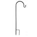 Moocorvic Bird Feeder Pole Shepherds Hooks for Outdoor Plant Hangers Outdoor Hook Garden Stake Plant Stand Hanger for Outdoor Flower Basket Bird Feeder Hanger Weddings Decor 3ft