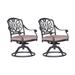 Bellvue Dining Swivel Rocker 2 Chairs with Cushion - Quality Furniture