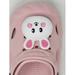 Cute Soft Pink Bunny Clogs Size 5
