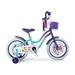 Micargi ELLIE-G-16-BBL-PP 16 in. Girls Bicycle Baby Blue & Purple