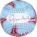 Ozzie Smith St. Louis Cardinals Autographed Baseball - Hand Painted by Artist Stadium Custom Kicks #1 of Limited Edition 1