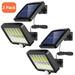 2 Pack Solar Bright Floodlights Outdoor Solar Flood Lights Solar Powered Solar Street Lights Waterproof with 3 Lighting Modes for Parking Lot Patio Garden
