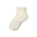 Men's Modern Rib Quarter Socks - Soft White - Extra Large - Bombas