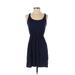 Old Navy Casual Dress - Mini: Blue Solid Dresses - Women's Size Small
