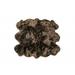 Brown 72 x 60 x 2.5 in Area Rug - Everly Quinn Novelty Sheepskin Wool Area Rug in Black/Wool | 72 H x 60 W x 2.5 D in | Wayfair