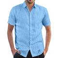 adviicd Mens Workout Shirts Men s PFG Tamiami Ii UPF 40 Short Sleeve Fishing Shirt Blue L