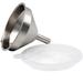 Baocc Tools Steel Strainer Stainless Inches Funnel Hundred with Filter Mesh 5.2 Tools & Home Improvement Faucets Silver