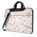 Spaceship Doodle Laptop Bag 15.6 inch Laptop or Tablet Business Casual Laptop Bag