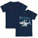 Infant Tiny Turnip Navy Seattle Mariners Shark T-Shirt