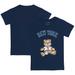 Infant Tiny Turnip Navy New York Yankees Girl Teddy T-Shirt