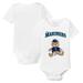 Infant Tiny Turnip White Seattle Mariners Teddy Boy Bodysuit