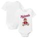 Infant Tiny Turnip White Washington Nationals Teddy Boy Bodysuit