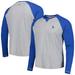 Men's johnnie-O Royal/Heather Gray Los Angeles Dodgers Alsen Raglan Long Sleeve T-Shirt
