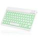 UX030 Lightweight Ergonomic Keyboard with Background RGB Light Multi Device slim Rechargeable Keyboard Bluetooth 5.1 and 2.4GHz Stable Connection Keyboard for HP 17-cn0040ds Laptop