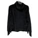 Athleta Tops | Athleta Black Velour Mock Neck Long Sleeve Fleece Lined Sweatshirt | Color: Black | Size: S