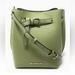 Michael Kors Bags | New Michael Kors Emilia Small Drawstring Bucket Bag Messenger Light Sage | Color: Gold | Size: Os