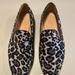 J. Crew Shoes | J. Crew Blue Animal Print Loafers | Color: Blue/Gray | Size: 8