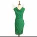 Anthropologie Dresses | Bordeaux X Anthropologie Kelly Green Ruched Gathered Dress Size Medium | Color: Green | Size: M