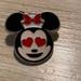 Disney Accessories | Disney Cruise Line Sea Sailor Heart Eye Minnie Mouse Face Pin 2011 | Color: Red/Silver | Size: Os