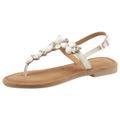 Sandale TAMARIS Gr. 38, beige (creme) Damen Schuhe Tamaris -