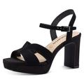 High-Heel-Sandalette TAMARIS Gr. 37, schwarz Damen Schuhe Sandaletten