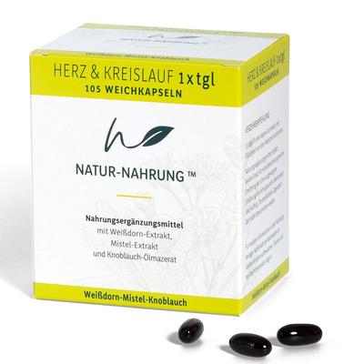 Natur-Nahrung Herz & Kreislauf 1x tgl.Weichkapseln 105 St Weichkapseln Image