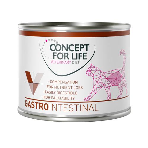 6x200 g Gastro Intestinal Concept for Life Veterinary Diet Katzenfutter nass