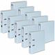 OFFICE CENTRE 10x Light Blue A4 Large 75mm Lever Arch File Folder Metal Edge Strengthened Stationery Document Archive Paper Storage Office School Home Easy Filing System 15 Colour Coding Wide Spine