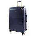 A1 FASHION GOODS Exclusive 4 Wheel Hard Shell Luggage Expandable Suitcase Travel Bags Astro (Navy, Large Check-in Size)