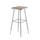 National Public Seating 6300 Series Hardboard Adjustable Industrial/Shop Stool Manufactured Wood/Metal in Brown | 53.5 H x 16 W x 16 D in | Wayfair