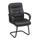 Office Star Products 26&quot; W Stackable Leather Seat Waiting Room Chair w/ Metal Frame Leather/Metal/Fabric | 41 H x 26 W x 26.75 D in | Wayfair