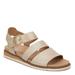 Dr. Scholl's Island Glow - Womens 6 Gold Sandal Medium