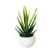 LYCAQL Artificial Potted Indoor Green Small Bonsai Artificial Potted Potted Green Grass Home Decoration