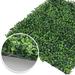 FashionSecretsLLC High density artificial boxwood grass privacy screen fence decoration Resin/Plastic in Green | 50 H x 20 W x 20 D in | Wayfair