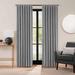 Eclipse Luxury Cotton Velvet 100% Blackout Rod Pocket Back Tab Curtain Panel 100% Cotton in Gray | 84 H x 50 W in | Wayfair 28628203362