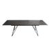 VIG Furniture Bobby Drop Leaf Dining Table Metal in Black/Gray | 30 H in | Wayfair VGYF-DT8936-BLK-DT