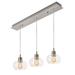 Latitude Run® 3 - Light Kitchen Island Linear Pendant Glass in Black | 6.8 H x 6.6 W x 36 D in | Wayfair 03AAFC541D3640D8A497D6CCD6CD277C