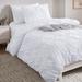 House of Hampton® Etosha Microfiber Reversible Duvet Cover Set Microfiber in White | Twin Duvet Cover + 1 Standard Sham | Wayfair