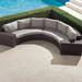 Pasadena II 4-pc. Modular Sofa Set in Bronze Finish - Dove with Canvas Piping - Frontgate