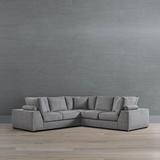 Declan Modular Collection - Right-Facing Sofa, Right-Facing Sofa in Indigo Nolita Dot Performance - Frontgate
