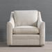 Warren Swivel Chair - Twilight York Performance Leather - Frontgate