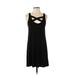 American Eagle Outfitters Casual Dress - A-Line: Black Solid Dresses - Women's Size Small